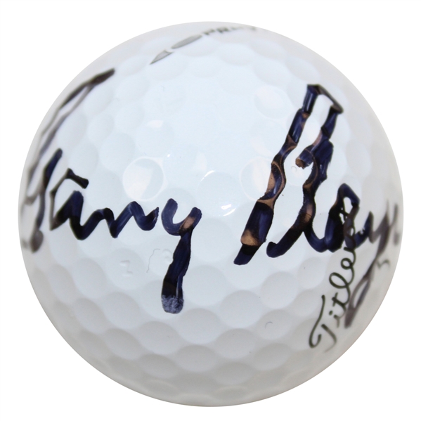 Gary Player Signed Masters Logo Titleist Logo Golf Ball JSA ALOA