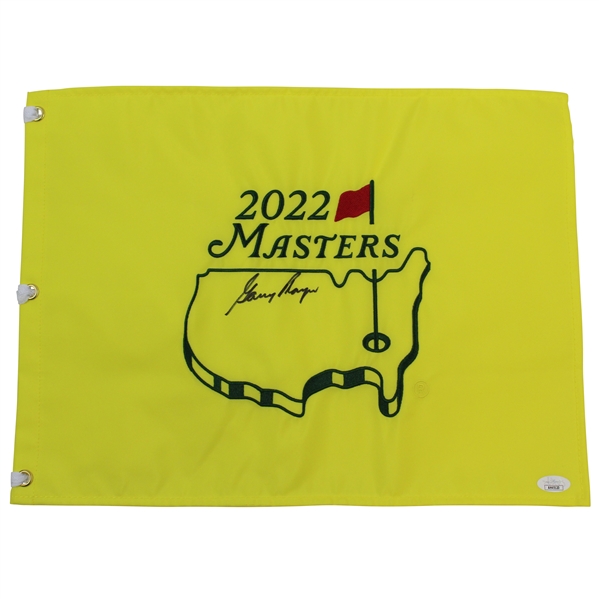 Gary Player Signed 2022 Masters Embroidered Flag JSA #A445120