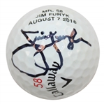 Jim Furyk Signed 'Mr 58 Jim Furyk August 7 2016' Callaway 58 Logo Golf Ball JSA #AH45171