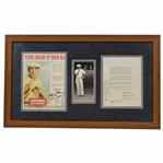 Ben Hogan Signed 6/17/1953 Chesterfield Cigarette Original Contract w/Handwritten Amendment JSA ALOA