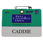 2000 Bell Canadian Open Caddy Badge - Tiger Woods Win & Famous Bunker Shot