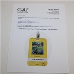 2000 PGA Championship at Valhalla Caddy Badge - Tiger Woods Win