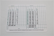 Jack Nicklaus Signed Augusta National Scorecard JSA ALOA