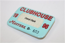 1996 Masters Tournament Clubhouse Badge #603