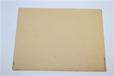Joe Louis Signed Original Photo Souvenir Folder in Uniform with Gentlemen JSA ALOA