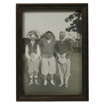 1930 Babe Ruth at Jungle Golf Course St. Petersburg, Fl. Original Photo - Framed