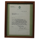 Two (2)Ernest Jones Signed 1935 Typed Letters