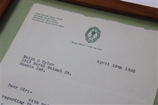 Two (2)Ernest Jones Signed 1935 Typed Letters