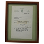 Two (2)Ernest Jones Signed 1935 Typed Letters