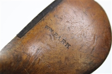 Circa 1890's Willie 'WM' Park Jr. Wood with H. Hewitt Shaft Stamp
