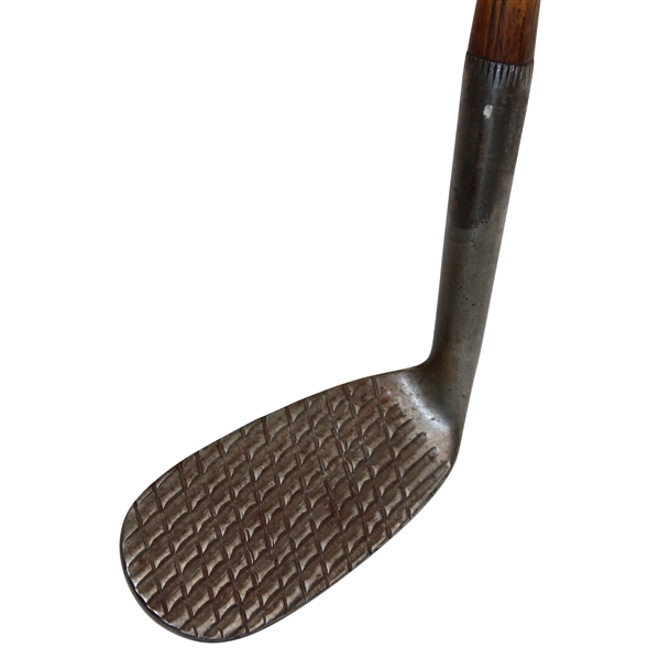 Hugh M. Gordon Hand Forged Special Bakspin Mashie Niblick with Shaft Stamp
