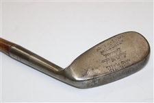Hugh M. Gordon Hand Forged Special Bakspin Mashie Niblick with Shaft Stamp