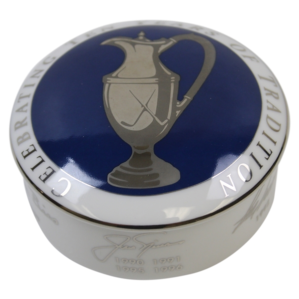 Sam Sneads Personal 1998 The Tradition Celebrating the Tradition Dish w/Lid By Tiffany & Co.