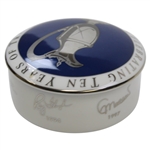 Sam Snead's Personal 1998 The Tradition 'Celebrating the Tradition' Dish w/Lid By Tiffany & Co.