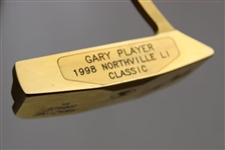Champion Gary Player 1998 Northville LI Classic Winner Bobby Grace Gold Plated Putter - Final Pro Win