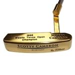 Champion Hal Sutton's Scotty Cameron Gold Plated Newport Putter for 1998 Westin Texas Open Win
