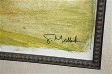 Scott Medlock Framed Poster of Golfer Putting