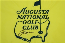 Jack Nicklaus Signed Undated Augusta National Golf Club Member Embroidered Flag JSA ALOA