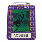 Jose Maria Olazabal Signed 1994 Masters Tournament SERIES Badge #A05698 JSA ALOA