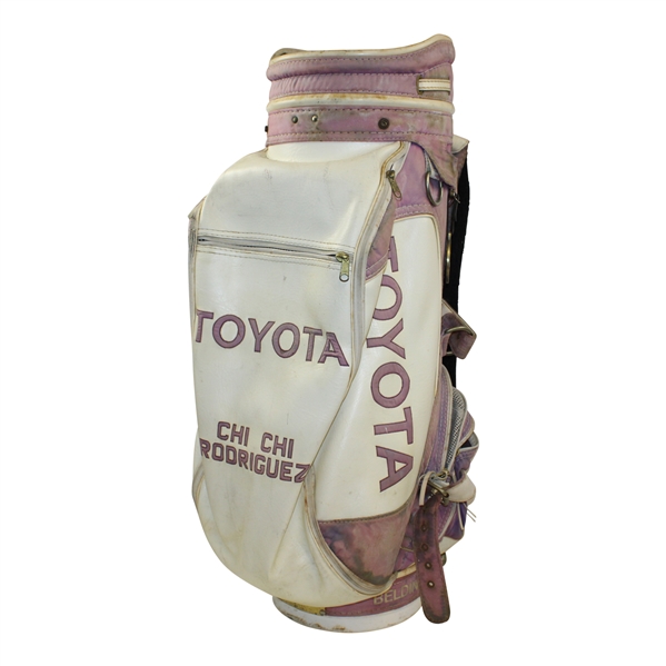 Chi-Chi Rodriguezs Personal Used Toyota Full Size Belding Golf Bag
