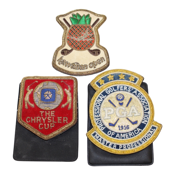 Chi-Chi Rodriguez's Chrysler Cup, PGA Masters Professional & Hawaiian Open Bullion Badges