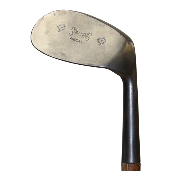 Spalding Medal Dot Faced Niblic 9J Hickory Wedge