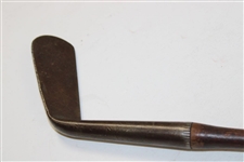 A.H. Findlay Wright & Ditson Makers Smooth Face Hickory 3 Iron with Shaft Stamp   