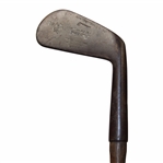 T. Stewart Francis Ouimet/Robert T Jones Pete Conte Gulph Mills Hickory 2 Iron w/ Shaft Stamp