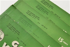 (5) 1951 Subscriber Issues Of Golf Weekly Magazine Belonging To Prominent Amateur Maureen Orcutt