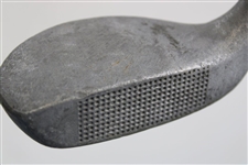 Circa 1920 Patent Huntly Thumb Groove Hickory Putter