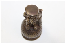 Circa 1930's Dunlop Man Brass Caddie Bell