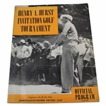 1941 Henry Hurst Invitation Golf Tournament Program Torresdale-Frankford C.C.