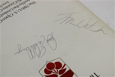 Multi-Signed 1978 US Open Program w/Pamphlet & Nicklaus Signed Ticket JSA ALOA