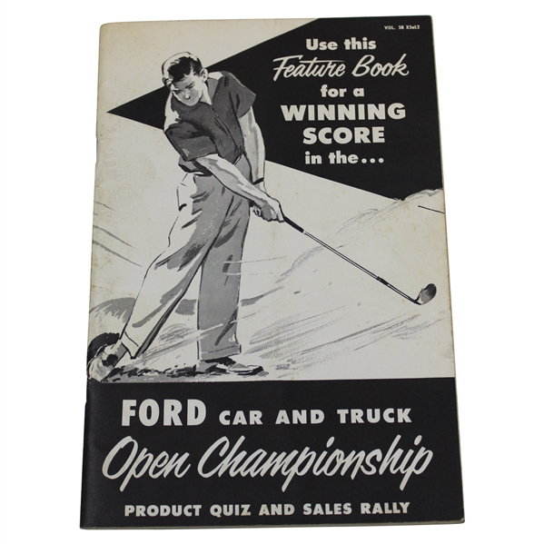 1958 Ford Motor Company Open Championship Program Brochure