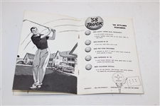 1958 Ford Motor Company Open Championship Program Brochure