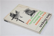 1957 1st Ed Ben Hogans Five Lessons The Modern Fundamentals Of Golf Book With Water Stain Of Dust Jacket