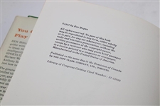 1957 1st Ed Ben Hogans Five Lessons The Modern Fundamentals Of Golf Book With Water Stain Of Dust Jacket