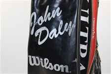 John Daly Signed Wilson Firestick Full Size Golf Bag JSA ALOA
