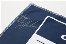Bryson DeChambeau & Brooks Kopeka Signed Capital One 'The Match' Navy Cloth Signage JSA ALOA