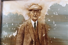 Original Oil on Panel Donald Ross Painting by Artist Robert Fletcher - Framed