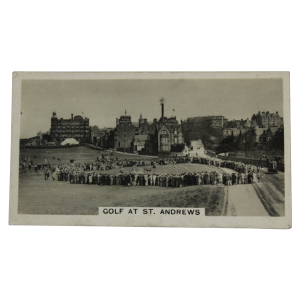 Golf At St. Andrews Bobby Jones Putting W.D. & H.O. Wills Homeland Events Golf Card