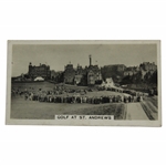 Golf At St. Andrews' Bobby Jones Putting W.D. & H.O. Wills Homeland Events Golf Card