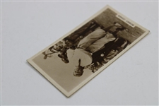 1928 Bobby Jones J. Millhoff & Co. Famous Golfers Card #20
