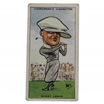 1931 Bobby Jones W.A. & A.C. Churchman Cigarettes No. 25 Prominent Golfers Card