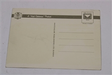 Jack Nicklaus Signed Carnoustie Golf Club House & Barry Burn Postcard JSA ALOA