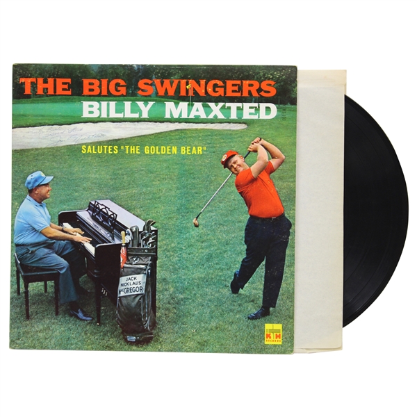 Jack Nicklaus Signed The Big Swingers Billy Maxted 1963 Record JSA ALOA