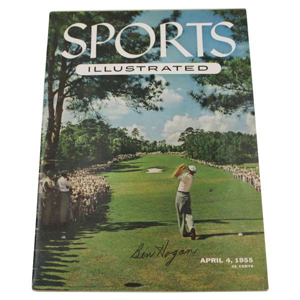 Ben Hogan Signed 1955 Sports Illustrated No Label Newsstand Copy Magazine Full JSA #BB52032