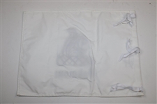 Dustin Johnson Signed Undated Oakmont Logo Embroidered Flag JSA ALOA
