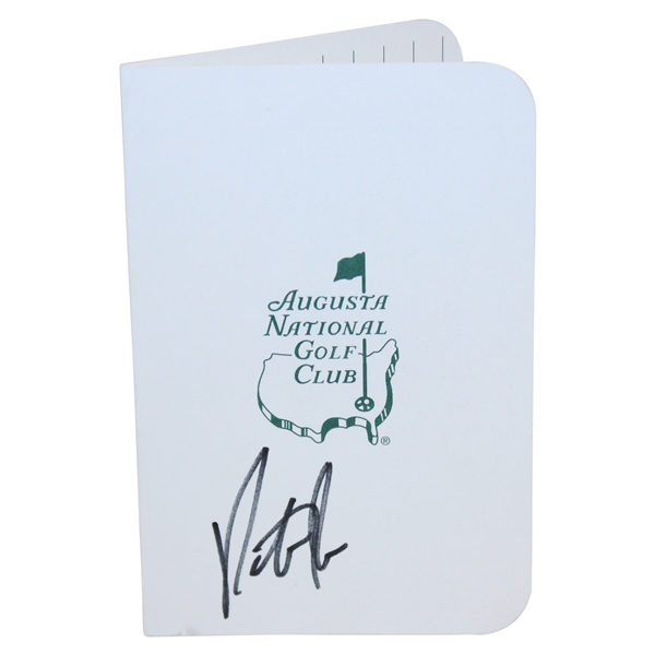 Patrick Reed Signed Augusta National Scorecard JSA ALOA