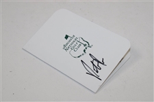 Patrick Reed Signed Augusta National Scorecard JSA ALOA